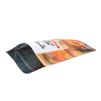 Pochette personnalisée en papier kraft blanc 185g avec fermeture éclair, impression hélio, qualité alimentaire, antistatique, avec encoche de déchirement en PE