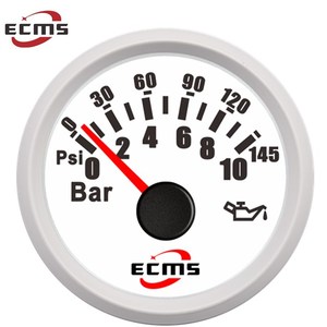 New 2 Inch <strong>Fuel</strong> Oil <strong>Pressure</strong> <strong>Gauge</strong> Meter 0-10bar 0-145psi with Backlight 9-32V Universal Fit - Product Image 1