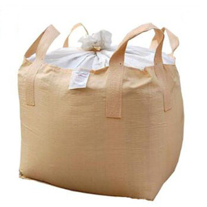 <span class=keywords><strong>Precio</strong></span> <span class=keywords><strong>de</strong></span> fábrica: Bolsas jumbo <span class=keywords><strong>de</strong></span> 1 tonelada <span class=keywords><strong>de</strong></span> plástico PP 100% antiestático con faldón <span class=keywords><strong>de</strong></span> llenado superior, fondo plano y deflector FIBC - Product Image 1