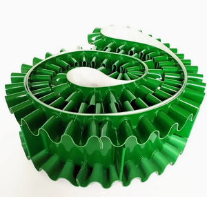 Gıda sınıfı PU/PVC yeşil yanak Cleats hafif sanayi için konveyör bant saptırma ekleyin - Product Image 2