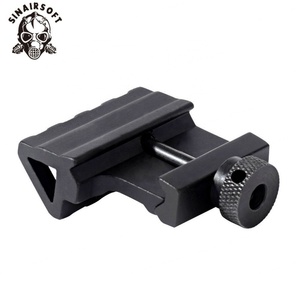 45 Degree Angle Tactical 20mm Aluminum Laser Base Adapter with 4 Slot Side Rail <b>Scopes</b> & <b>Accessories</b> - Product Image 4