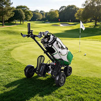 Chariot de golf électrique pliable mini haute qualité, chariot de poussée léger en aluminium, scooter de golf 1600W avec moteur sans balais et batterie au lithium