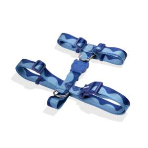 Swell H-Harness Blue Camouflage Adjustable Dog Harness for Small Medium Pets - Product Image 1