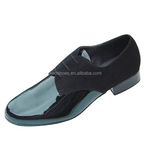 Evkoodance Nouvelles Chaussures <span class=keywords><strong>de</strong></span> <span class=keywords><strong>Danse</strong></span> Professionnelles en Cuir pour Hommes, <span class=keywords><strong>Salsa</strong></span>, Tango, Ballroom, Jazz, Latin, Noir, Talon 2,5 cm, EU44-48, Coton - Product Image 3