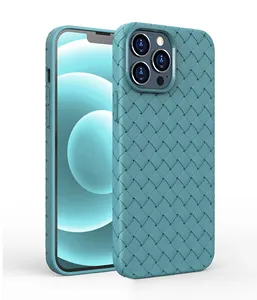 Stoß feste Hülle für Iphone 14 All-inclusive-gewebtes Muster Tpu Atmungsaktive Kühlung für Iphone 14 Pro Max Phone Case