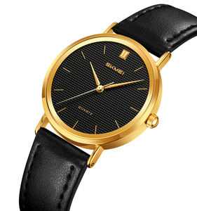 นาฬิกาข้อมือผู้หญิง SKMEI 2568 ดีไซน์หรูหรา สไตล์ลำลอง ระบบควอตซ์ ตัวเรือนโลหะผสม สายหนัง กันน้ำ 3 บาร์ พร้อมกล่องของขวัญ - Product Image 2