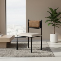 Chaises de salle à manger de luxe nordique haut de gamme, design rétro simple pour la maison, chaises décontractées