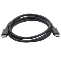 Kabel USB 3.2 C ke C DFX 20Gbps PVC Shielded 1M 100W Gen2x2 dengan E-Marker untuk MacBook/iPad Pro/Samsung/SSD