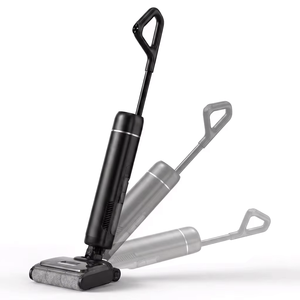 Nettoyeur de sol sans fil intelligent rechargeable, <span class=keywords><strong>aspirateur</strong></span> eau et poussière avec fonction autonettoyante et séchage à air chaud - Product Image 1