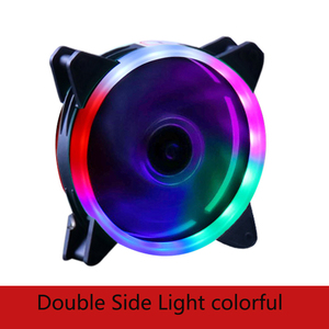 Ventilador de refrigeración de aire para <span class=keywords><strong>Pc</strong></span> con carcasa Argb, luz doble, Rgb, 120mm, CC, ventilador de ordenador, Enfriador de <span class=keywords><strong>Pc</strong></span>, nuevo estilo - Product Image 5