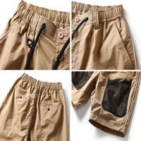 Pantalones Cortos Cargo Retro de Lona para Hombre y Mujer, Pantalones Capri Casuales Holgados de Verano, Pantalones de Playa Transpirables de Secado Rápido y Ecológicos