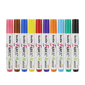 Rotulador textil indeleble de 9 colores, rotulador de punta media, máquina de lavado, DIY - Product Image 3