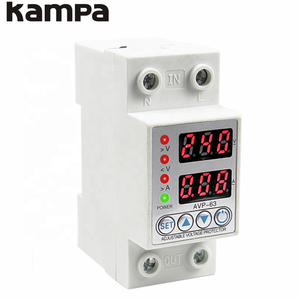 Protetor de relé 40a/63a din rail, visor de dupla, inteligente ajustável, sobrevoltagem atual e sob tensão - Product Image 2