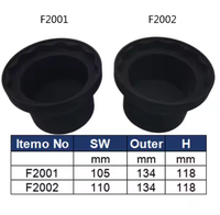 Clé à douille pour écrou d'essieu - 12 points - 105 mm - 110 mm pour camion IVECO - Outil de réparation de camion professionnel - Matériau en acier au carbone durable