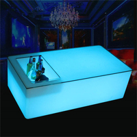 Outdoor Glowing Bar Nightclub Luminous Mobile Home Furniture Set