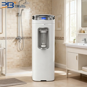 Sistema de Pre-filtración y Ablandamiento Automático para Toda la <span class=keywords><strong>Casa</strong></span> de 2000 l/h con Tanque de Resina y Sal Integrado para Panel de Operación Computarizado - Product Image 1