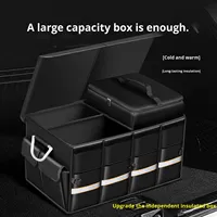 Organisateur de coffre de voiture en tissu Oxford, boîte de rangement pliable pour véhicules et extérieur