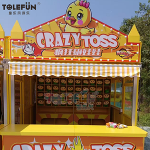 Tolefun CE Factory Enfants Aventure En Plein Air Parkt Jaune Thème Carnaval Stand Jeu Ballon Pop Crossbowman Compétence Jeux Funfair - Product Image 5