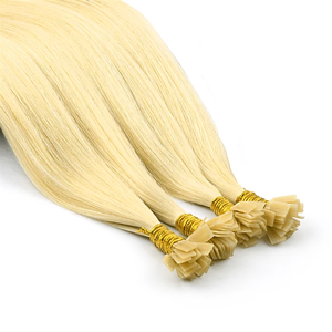 Jasmine Beauty Soft & Natural High Quality 100% Virgin Remy Hair Extensions flat tip keratin hair extensions Double Drawn Ends - Product Image 6