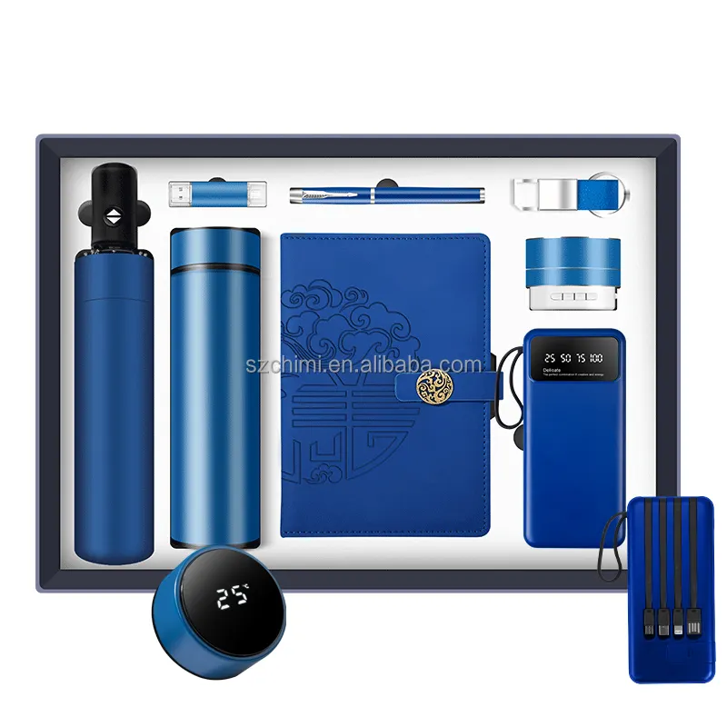 8 items set welcome kit for new customers premium business promotion gift sets luxury corporate tech