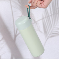 Botol Termos Mini 420Ml Anti Bocor Dinding Ganda Vakum, Harga Kompetitif, Terisolasi Stainless Steel