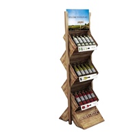 Caja de exhibición de cartón de plantilla Pop, soporte de exhibición de piso al por menor con precio de fábrica