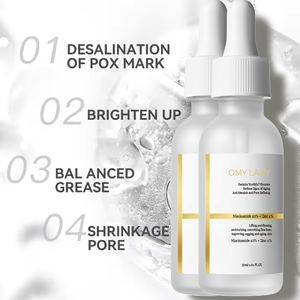 Sérum Orgánico para el Rostro con Niacinamida 10%, Zinc 1%, Ácido Hialurónico, B5, Ácido Láctico y Cafeína para el Cuidado de la Piel - Product Image 3