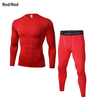 Combinaison de sport pour homme : compression ajustée, haute élasticité, séchage rapide, couche de base respirante pour le basketball, le football