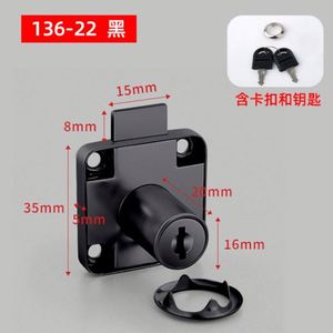 Zinc Alloy Cabinet Lock for Outdoor Office Furniture <b>File</b> Cabinets Desks & <b>Drawers</b>-Modern Design Bedroom & Gym Security Lock - Product Image 4