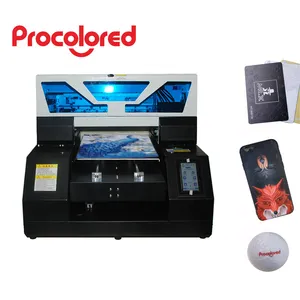 Procolored เครื่องพิมพ์ Uv แบบ Flatbed,เครื่องพิมพ์บัตรพลาสติก A4ใบอนุญาตบัตรประจำตัวประชาชนบัตรเครดิตเครื่องพิมพ์ Cd Dvd