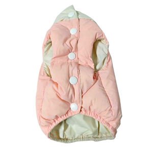 Kediler köpekler için toptan Pet beyaz kaz tüyü ceketler yumuşak Pastel renkli sevimli köpek ceket sıcak hafif köpek aşağı ceket - Product Image 6