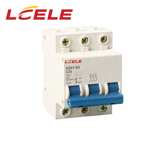 Mini disjoncteur magnétique compact 63A Courant nominal 4.5 KA Capacité de coupure Type C Courbe BCD pour espace restreint - Product Image 4