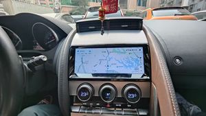 Pour Jaguar F-Type 13-19, écran tactile Android de 10,25 pouces, GPS intégré, navigation automobile avec TV et support de tableau de bord - Product Image 4