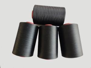 Sợi Carbon Tráng Vĩnh Viễn Chống Tĩnh Dẫn Điện Sợi Cho Chủ Đề Màu Đen Cho ESD Vải - Product Image 2