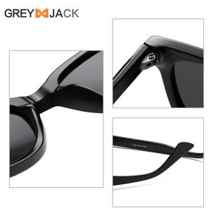 Lunettes de soleil Greyjack unisexes, monture PC, verres TAC, protection UV400, style œil de chat, lunettes de soleil tendance - Product Image 2