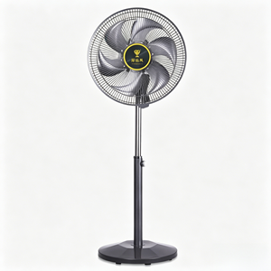 Heavy Duty 12/14 Inch Metal <b>Stand</b> Fan Pure Copper Motor 6 Blades Adjustable Height Oscillating Energy Outdoor Household - Product Image 3