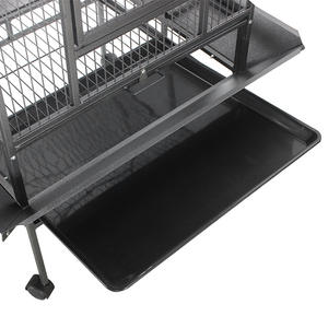 Vente chaude Écologique Pliable En Acier Inoxydable Grande Volière Portable Extérieure Cage À Oiseaux Forte pour Perroquets Fournitures D'oiseaux - Product Image 5