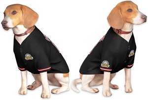Maglia da Baseball Traspirante Personalizzata per Cani con Nome, Numero e Logo per Cani di Piccola Taglia - Magliette Personalizzate per Cani - Product Image 2