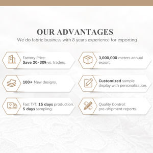 Desain populer RX7052 kain jaring katun Stereo Cording bordir pola bunga matahari kain renda bordir untuk kemeja dan gaun - Product Image 5