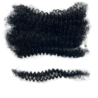 Micro-locs/tresses/cheveux à tresser/cheveux de réparation permanentes en vrac, texture Kinky Curly brésilienne, 4B Super Double Drawn, vierges, sans nœuds, toutes couleurs
