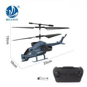 Bemay jouet infrarouge télécommande <span class=keywords><strong>Apache</strong></span> combattant 2CH RC hélicoptère avec lumière intérieur avion volant - Product Image 3