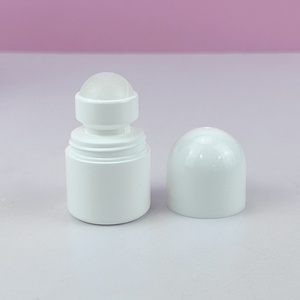 Refillable 30ml 60ml PP <b>Plastic</b> Round Lid Flat Lid Deodorant <b>Plastic</b> Tube <b>Empty</b> Roll on Cosmetic <b>Bottle</b> - Product Image 5