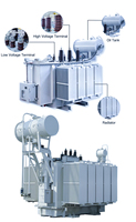 Transformador de Distribución Sumergido en Aceite de Alta Tensión IEC 60076, 680KVA, 33kV a 415V, para Proyectos Industriales y de Servicios Públicos en Nigeria