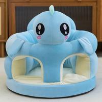 Siège de soutien pour bébé en peluche, motif éléphant de dessin animé, siège de sol pour nourrisson pour apprendre à s'asseoir, vente en gros