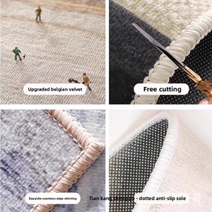 Tapis <span class=keywords><strong>de</strong></span> sol imprimé à boucles bouclées lavées pour <span class=keywords><strong>chaise</strong></span> d'ordinateur, tapis <span class=keywords><strong>de</strong></span> sol pour chambre à coucher, tapis <span class=keywords><strong>de</strong></span> <span class=keywords><strong>pied</strong></span> pour <span class=keywords><strong>chaise</strong></span> <span class=keywords><strong>de</strong></span> coiffeuse, tapis pour <span class=keywords><strong>chaise</strong></span> <span class=keywords><strong>de</strong></span> bureau ou <span class=keywords><strong>de</strong></span> gaming - Product Image 5