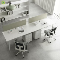 Table de travail pour 2 personnes, Xinda Clover, meuble moderne