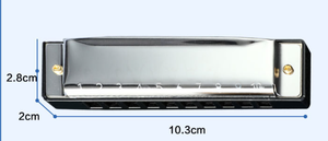 <span class=keywords><strong>Harmonica</strong></span> Blues à 10 Trous en Do, Organe à Vent Diatonique pour Débutant/<span class=keywords><strong>Joueur</strong></span> Professionnel - Product Image 4