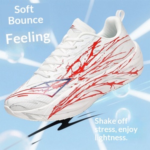 Calzado Deportivo Transpirable para Padres e Hijos, con Punta Redonda, Suela de Palomitas de Maíz, Cierre con Cordones, Suela Suave, Tejido de Malla para Verano, Color Sólido - Product Image 2