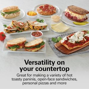 Anbolife Appareil de petit-déjeuner multifonction 3-en-1 <span class=keywords><strong>électrique</strong></span> antiadhésif facile à nettoyer : Grille-sandwich, Grill et Mijoteuse pour la maison - Product Image 6