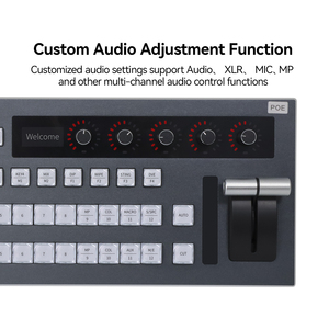 Conmutador de mezclador de vídeo de 12 canales, panel de <span class=keywords><strong>control</strong></span> de streaming en vivo para <span class=keywords><strong>atem</strong></span> switcher/ vMix, blackmagic <span class=keywords><strong>atem</strong></span> <span class=keywords><strong>mini</strong></span> - Product Image 5